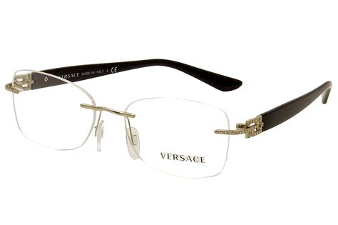 rimless glasses versace|official Versace eyeglass frames.